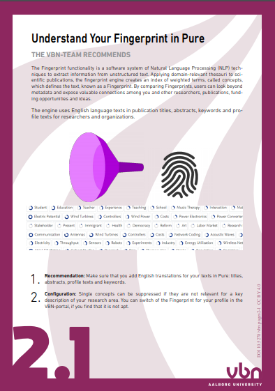 Understand your fingerprint in Pure